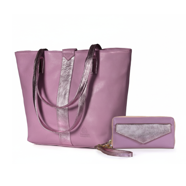 YUKON LEATHER TOTE BAG - CHOCO BROWN