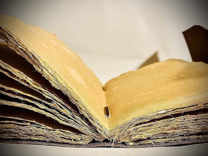 3 Mondblaues Lapiz-Leder-Tagebuch