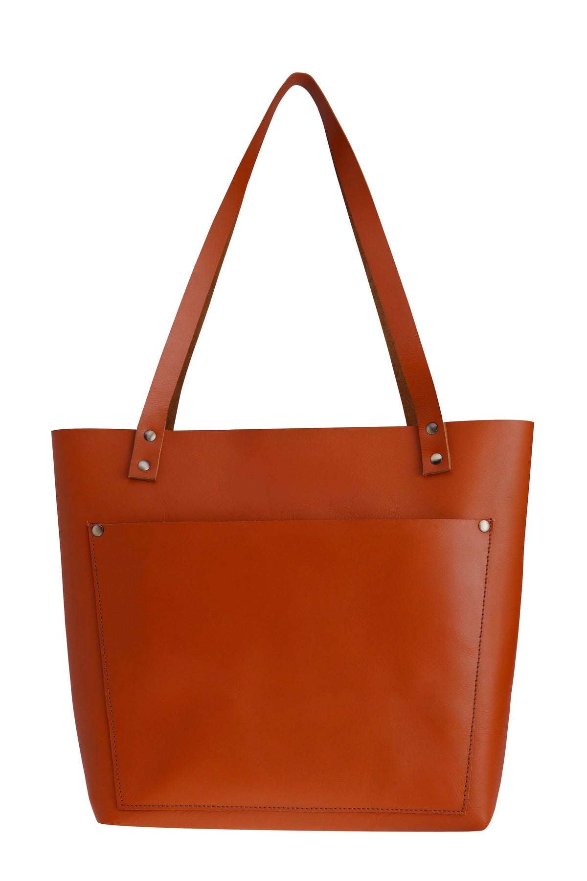 Classic Leather Tote Bag - denverleathercraft