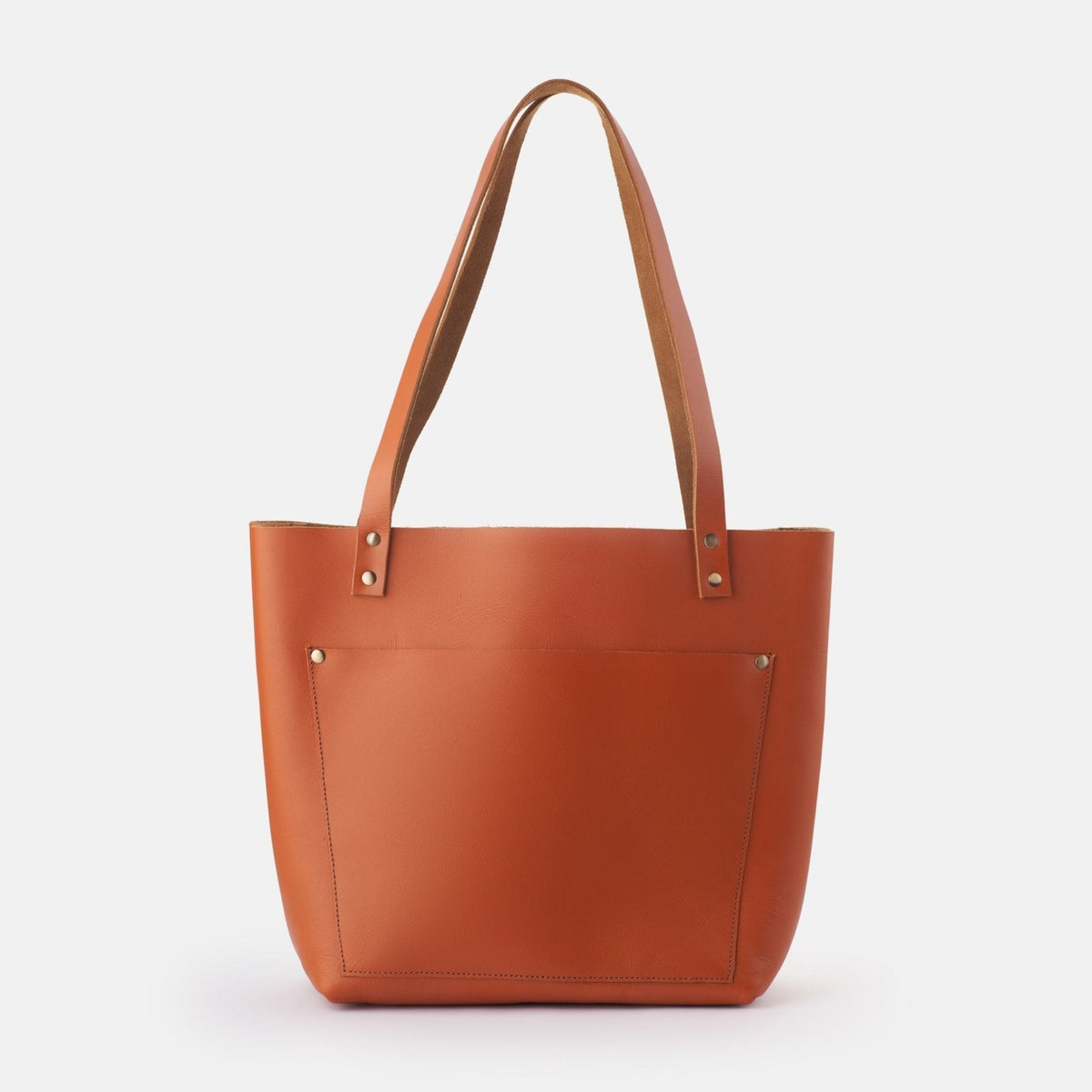 Classic Leather Tote Bag - denverleathercraft