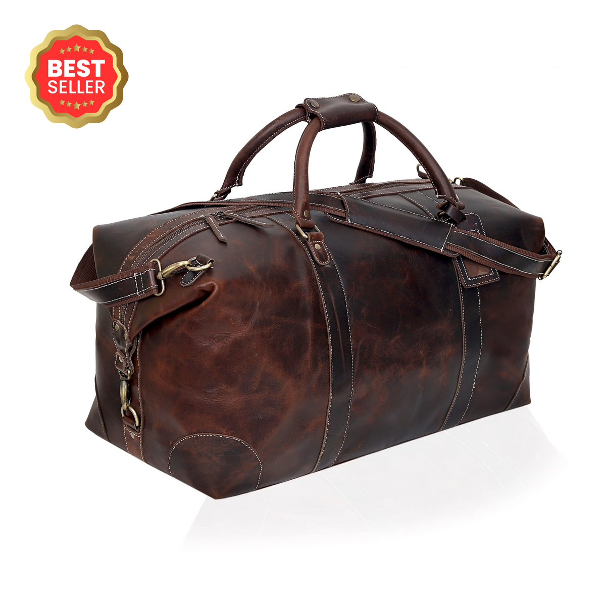 DUTCH LEATHER DUFFEL BAG MEN - denverleathercraft