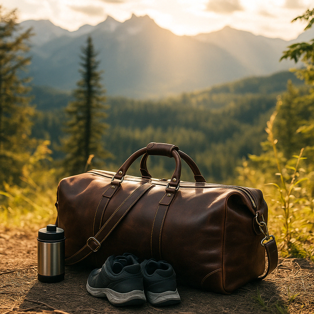 DUTCH LEATHER DUFFEL BAG MEN - denverleathercraft