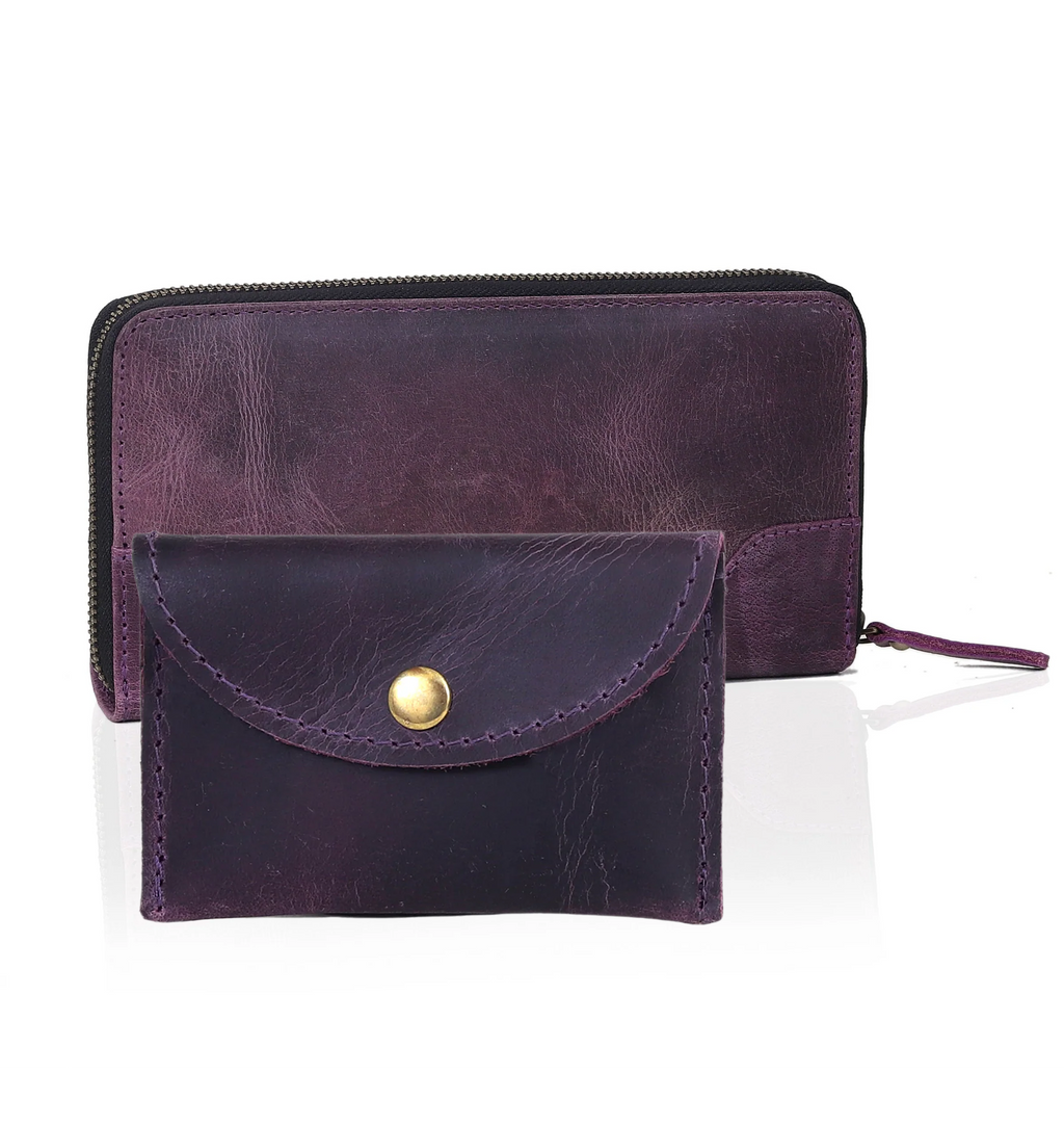 coin purse small purple wallet