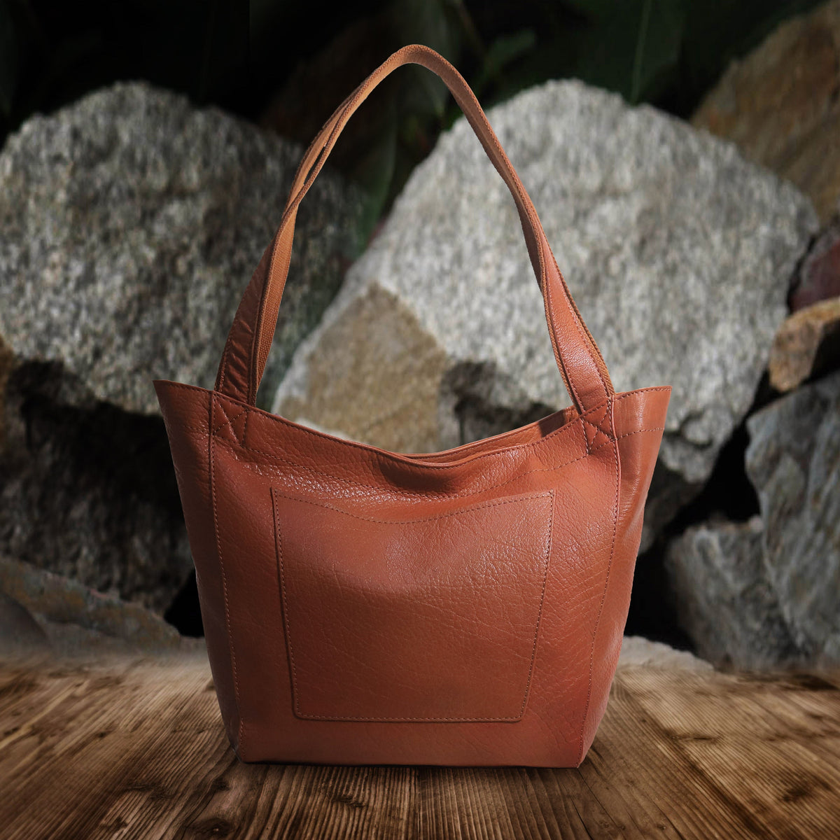Lorena Leather Tote Bag - denverleathercraft