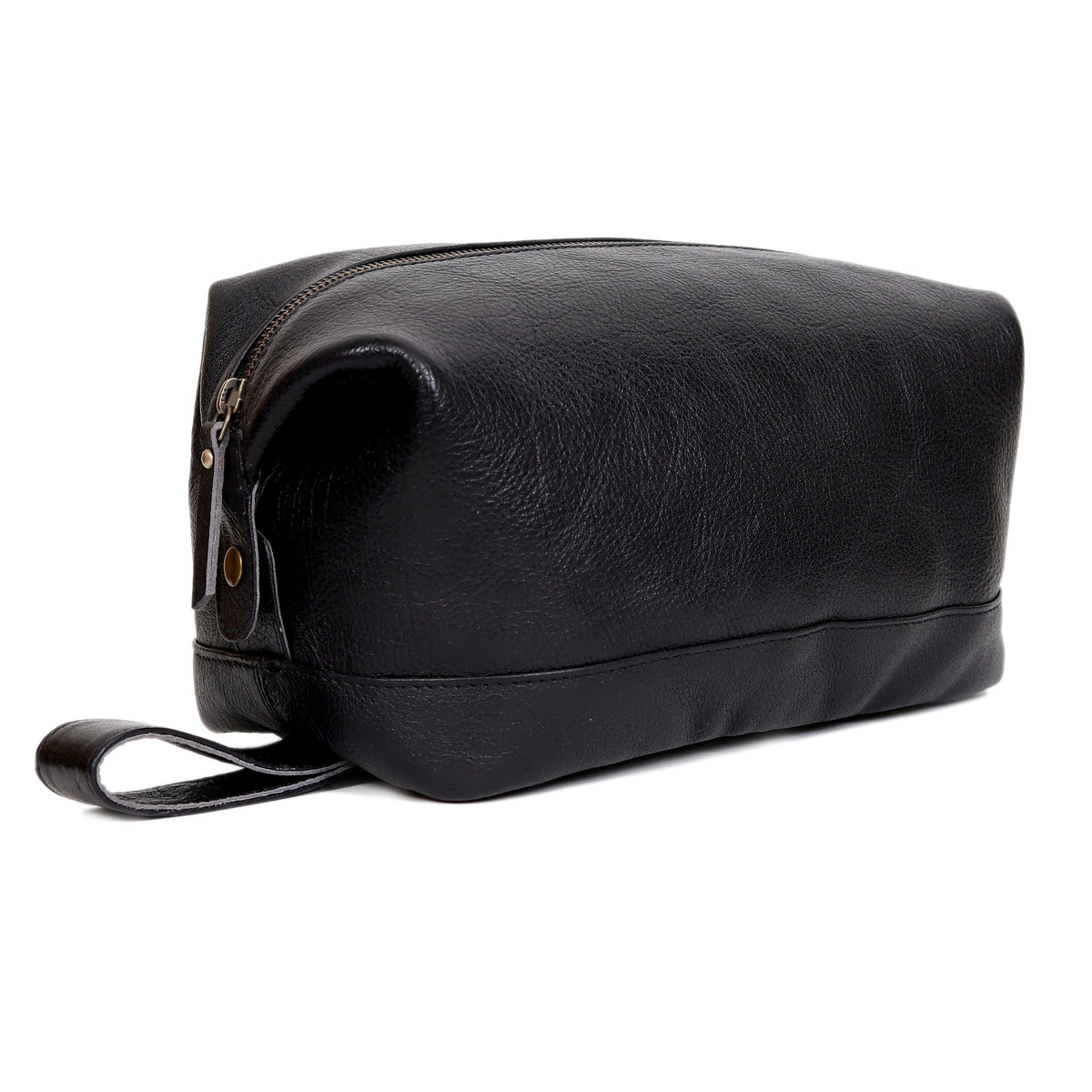 Black Toiletry Bag - denverleathercraft