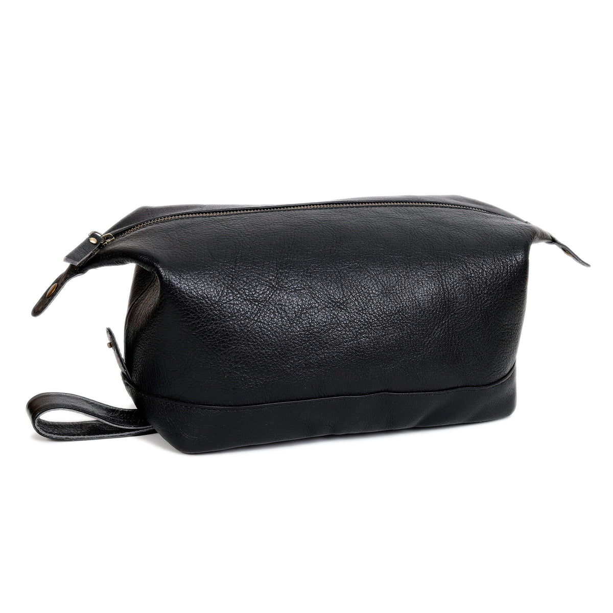 Black Toiletry Bag - denverleathercraft