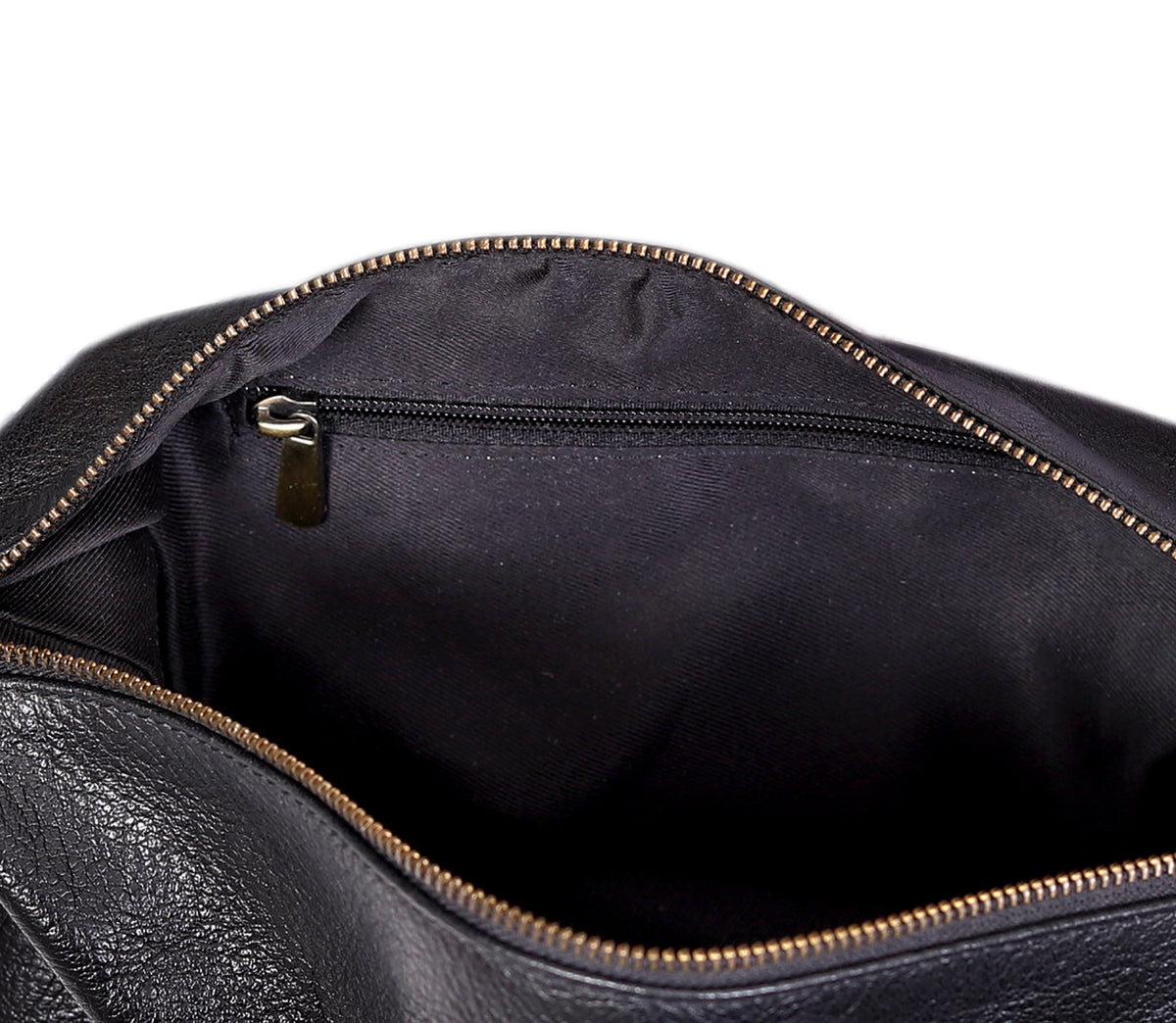 Black Toiletry Bag - denverleathercraft
