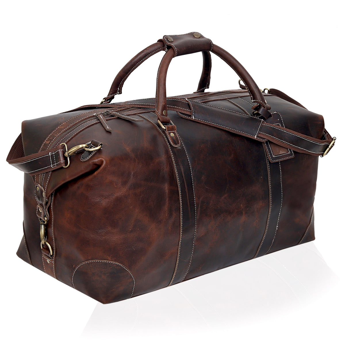 DUTCH LEATHER DUFFEL BAG MEN - denverleathercraft