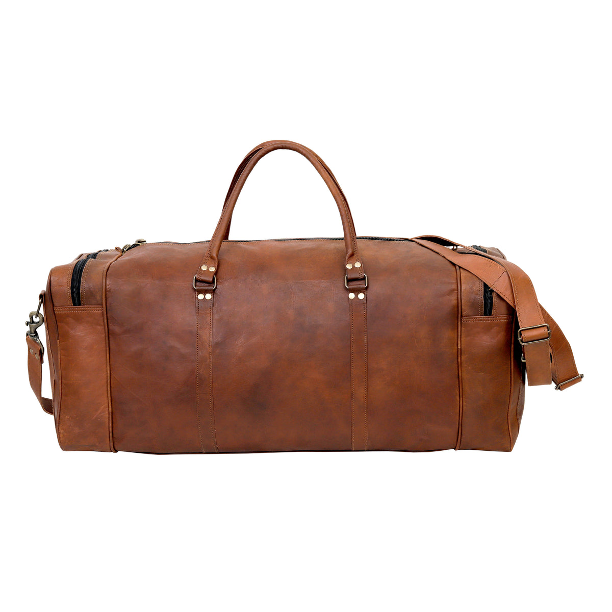 FLORIDA LEATHER DUFFEL BAG MEN - denverleathercraft