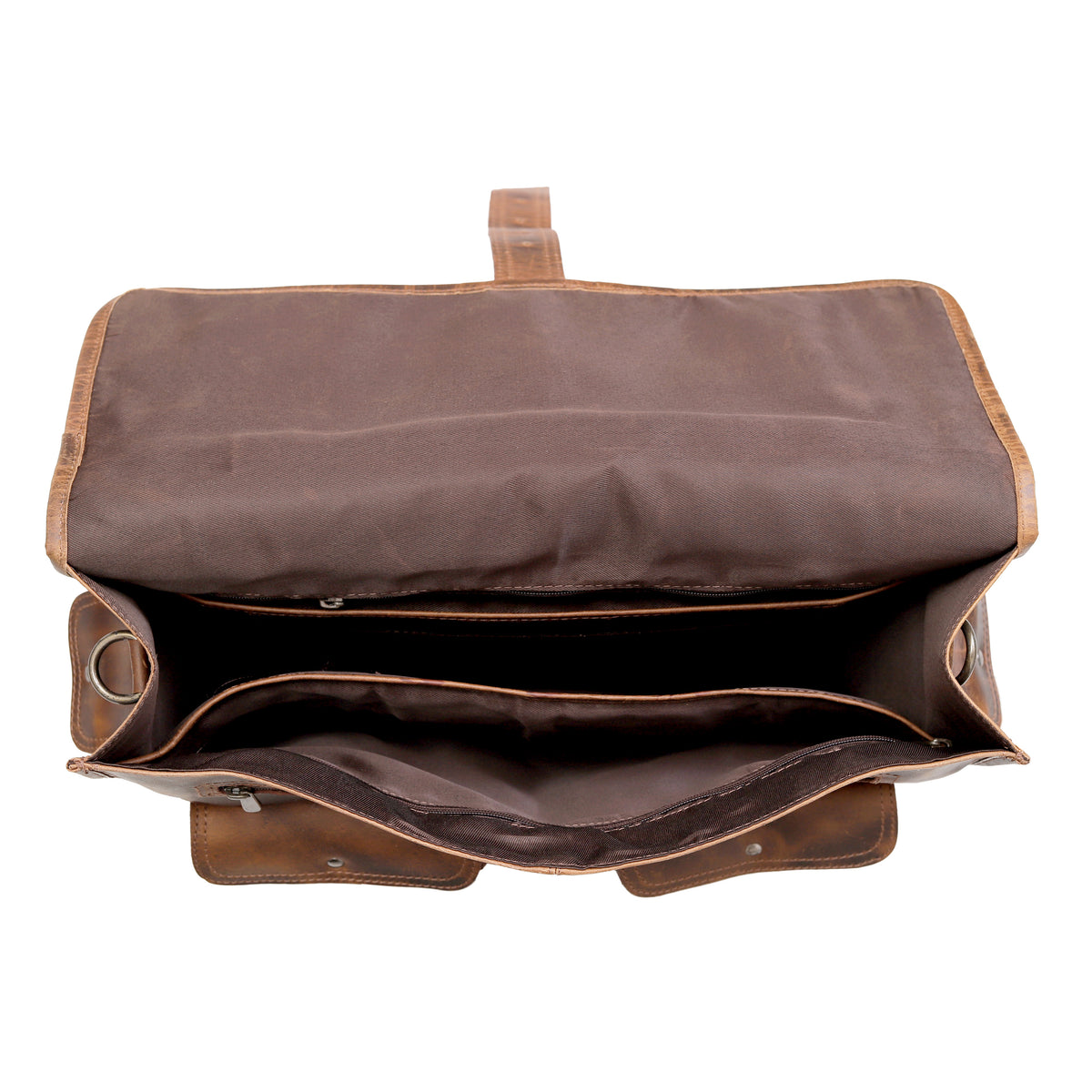 HAWK LEATHER MESSENGER BAG - denverleathercraft