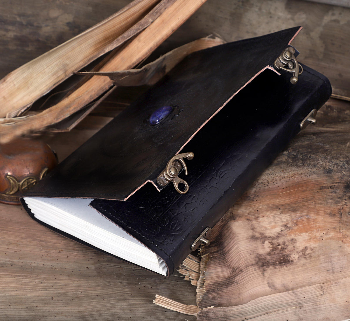 BLACK STONE LEATHER JOURNAL - denverleathercraft