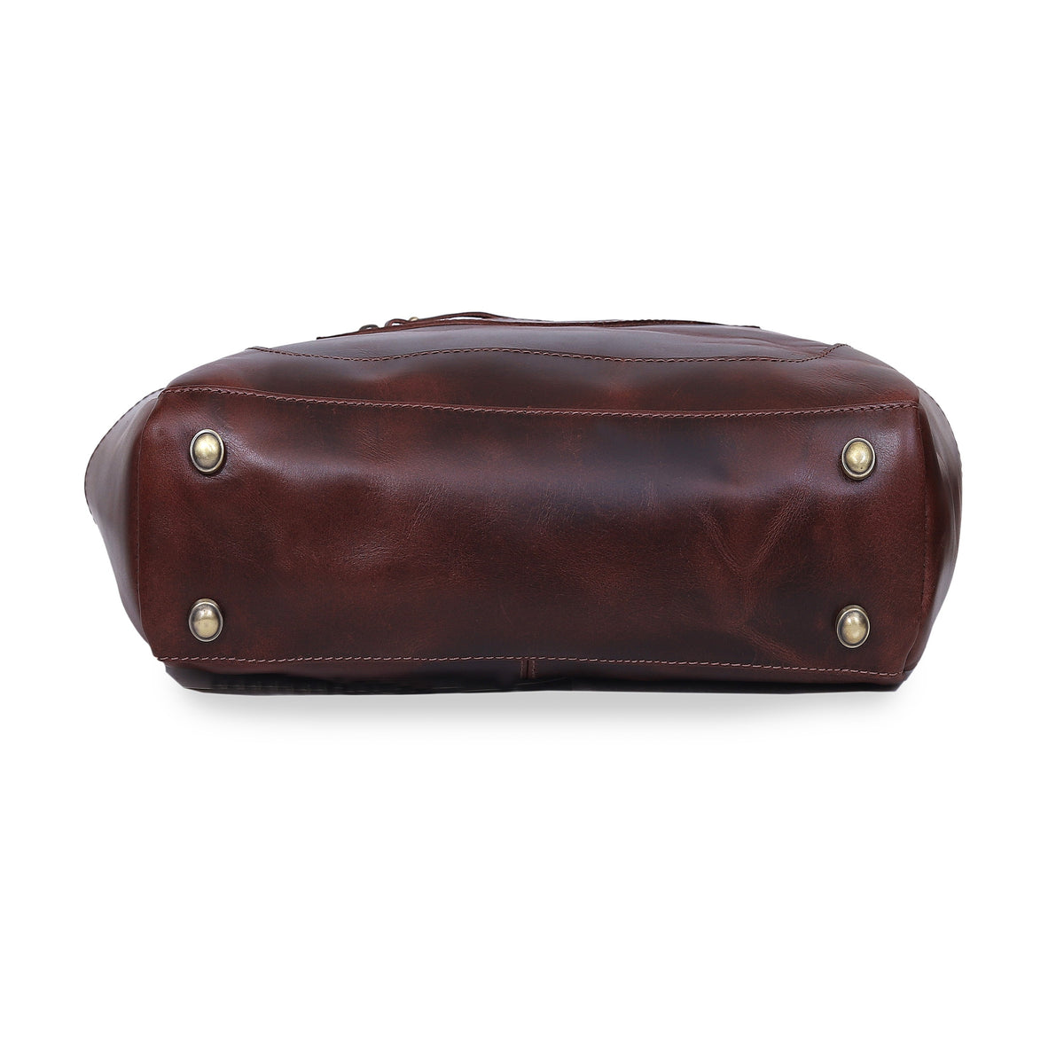 MARILYN BUFFALO LEATHER LAPTOP TOTE BAG - denverleathercraft