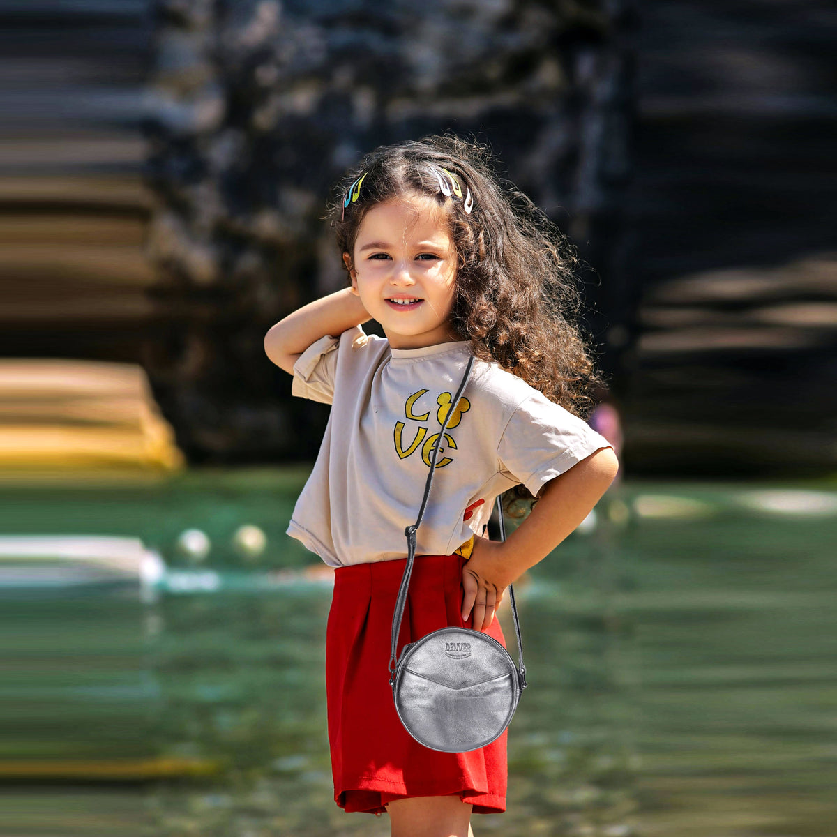 TEMPTATION CROSSBODY - STEEL SILVER - KIDS