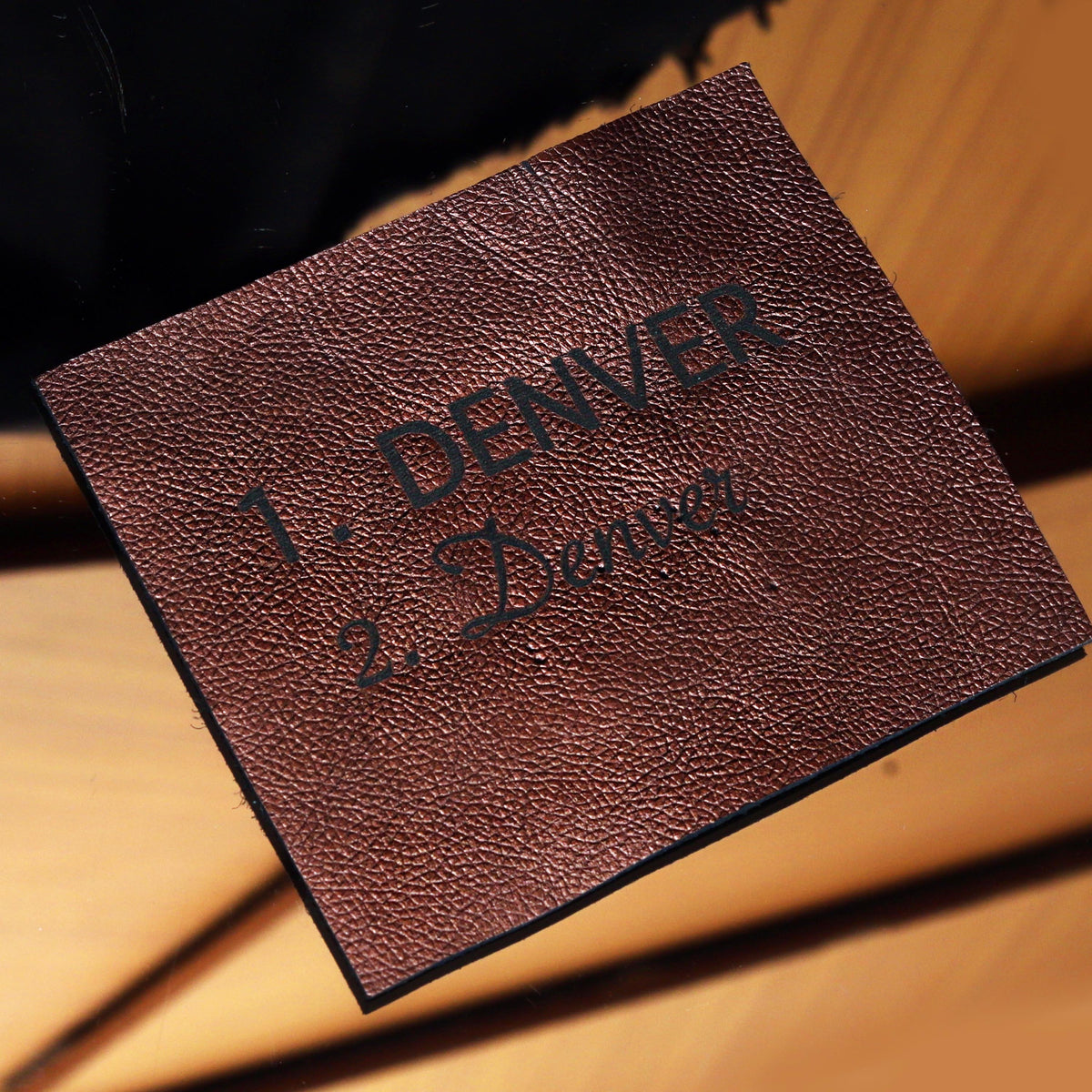 RICHIE RICH LARGE LEATHER TOTE BAG - CHOCO BROWN - denverleathercraft