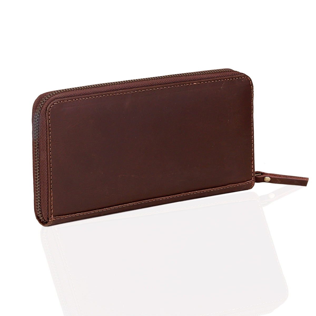 Seine Leather Wallet - BROWN - denverleathercraft