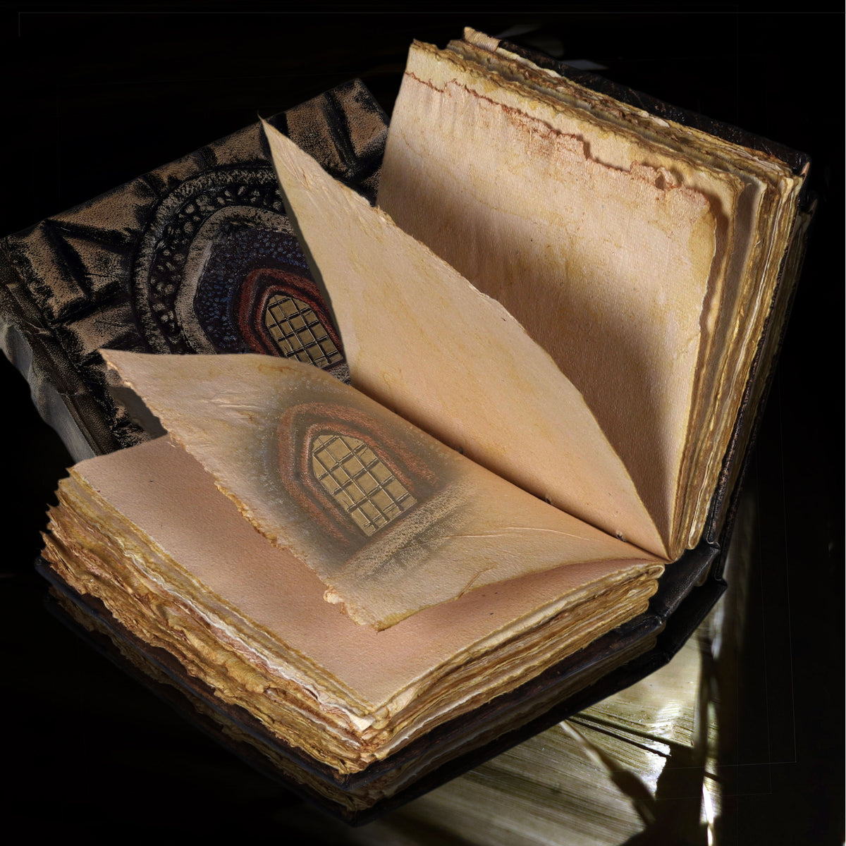 FANTASY ARCHWAY GATE JOURNAL - VINTAGE BROWN