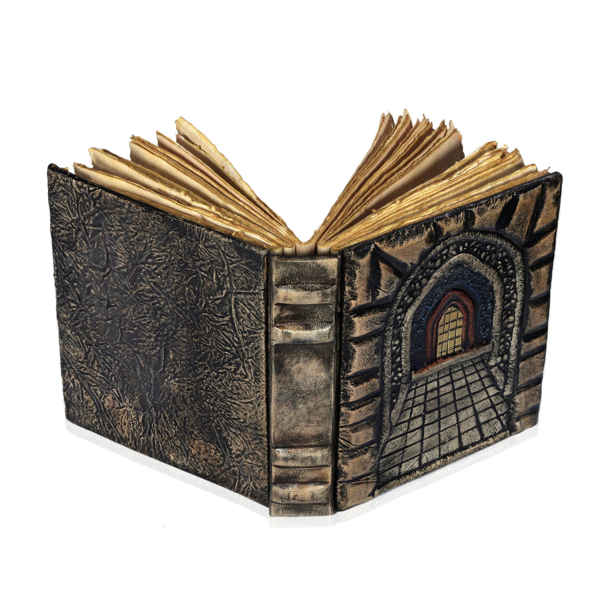 FANTASY ARCHWAY GATE JOURNAL - VINTAGE BROWN