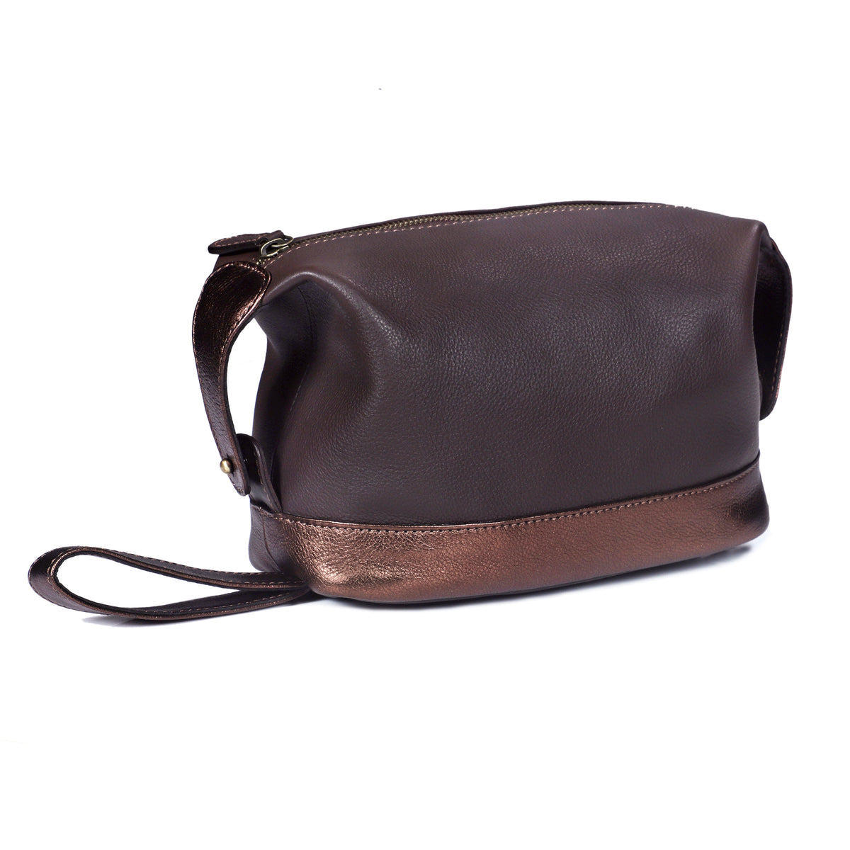 LUXE DUTCH LEATHER UNISEX DUFFEL BAG & TOILETRY BAG COMBO