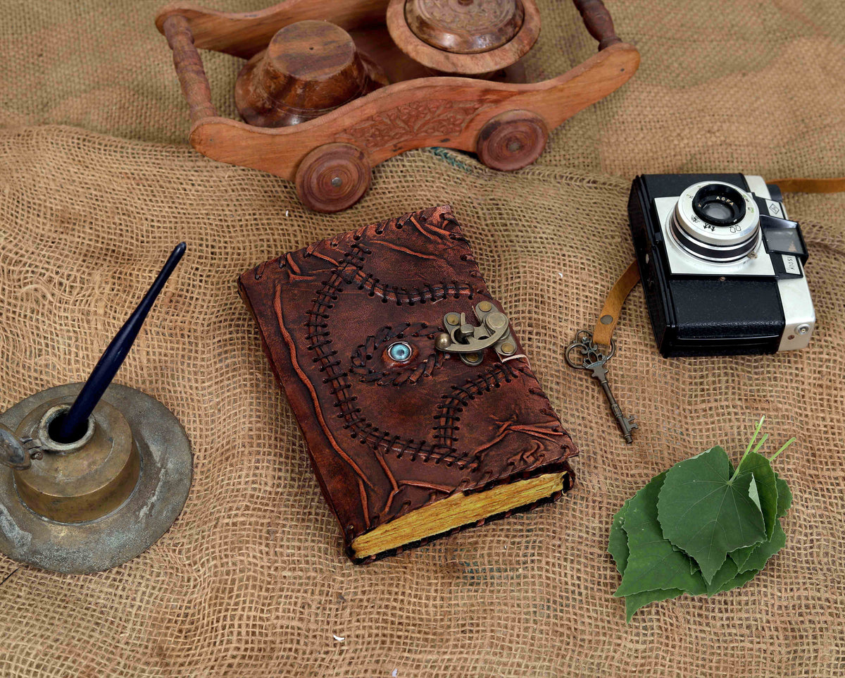 HOCUS POCUS LEATHER JOURNAL NOTEBOOK - denverleathercraft