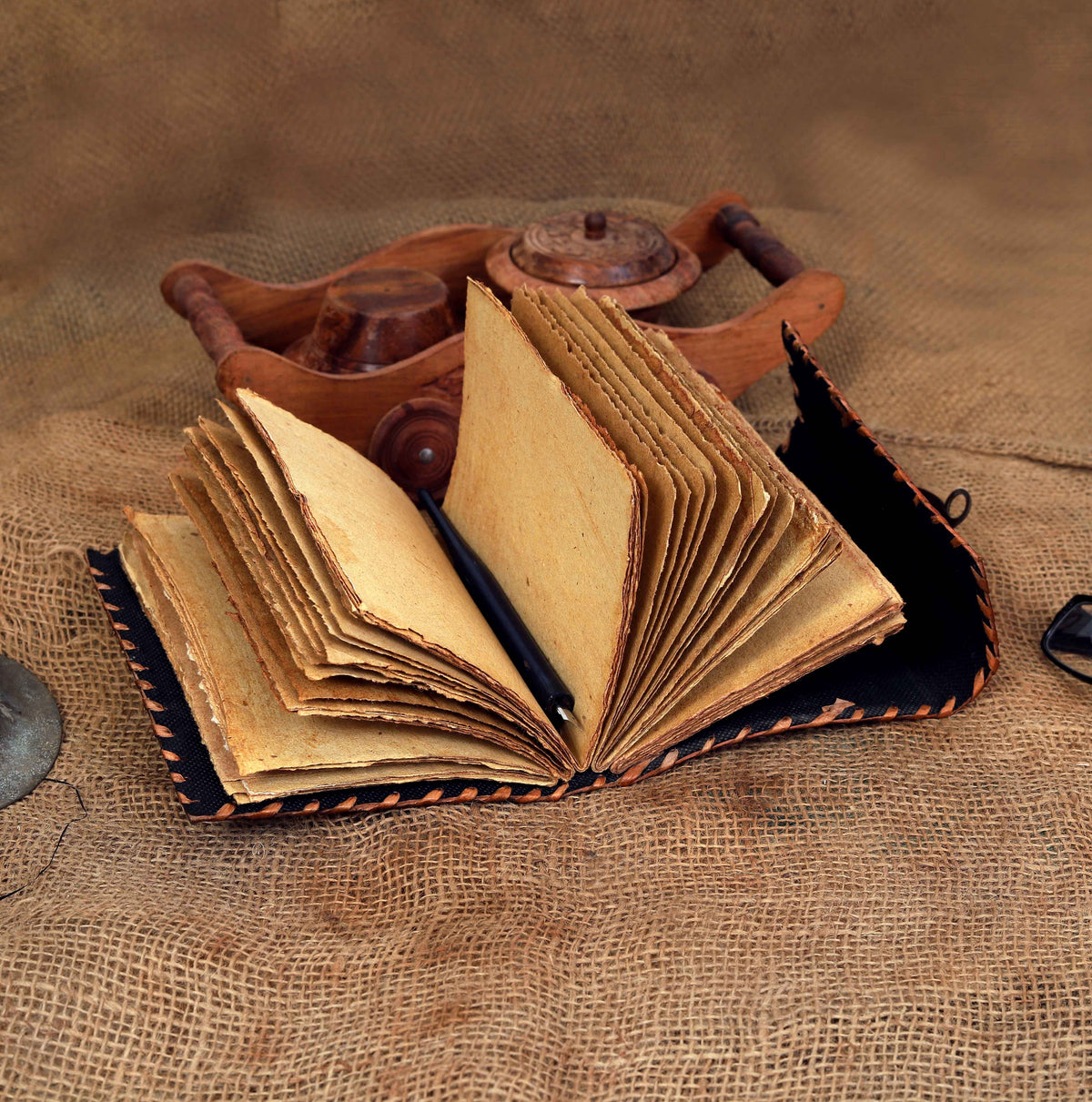HOCUS POCUS LEATHER JOURNAL NOTEBOOK - denverleathercraft
