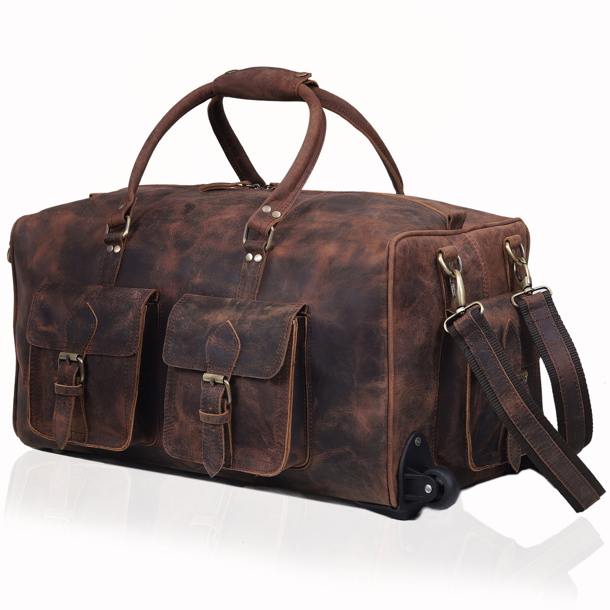 DENVER WHEELY DUFFEL - denverleathercraft