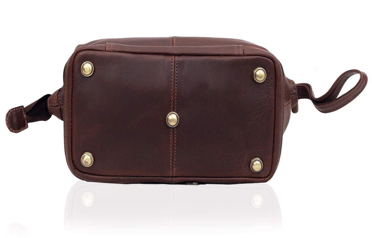 DELAWARE LEATHER TOILETRY & DOPP KIT - denverleathercraft
