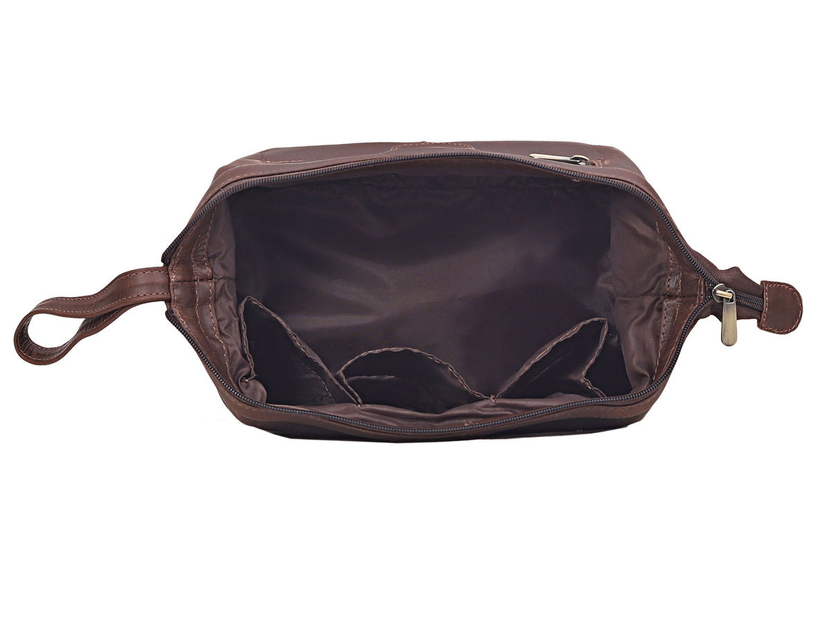 DELAWARE LEATHER TOILETRY & DOPP KIT - denverleathercraft