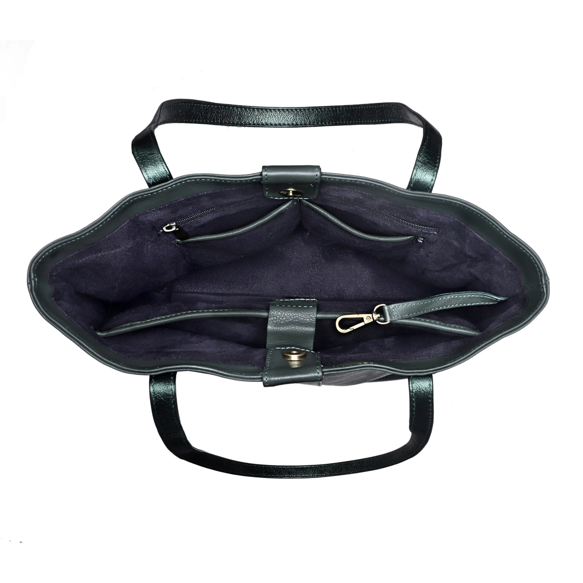 YUKON LEATHER TOTE BAG - CHOCO BROWN