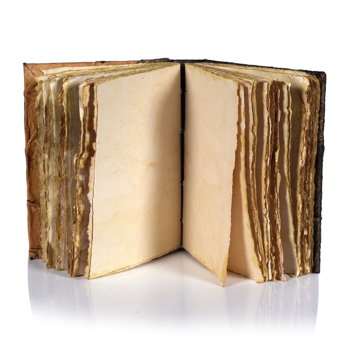 Spooky Leather Spellbook – The Cursed Face Edition