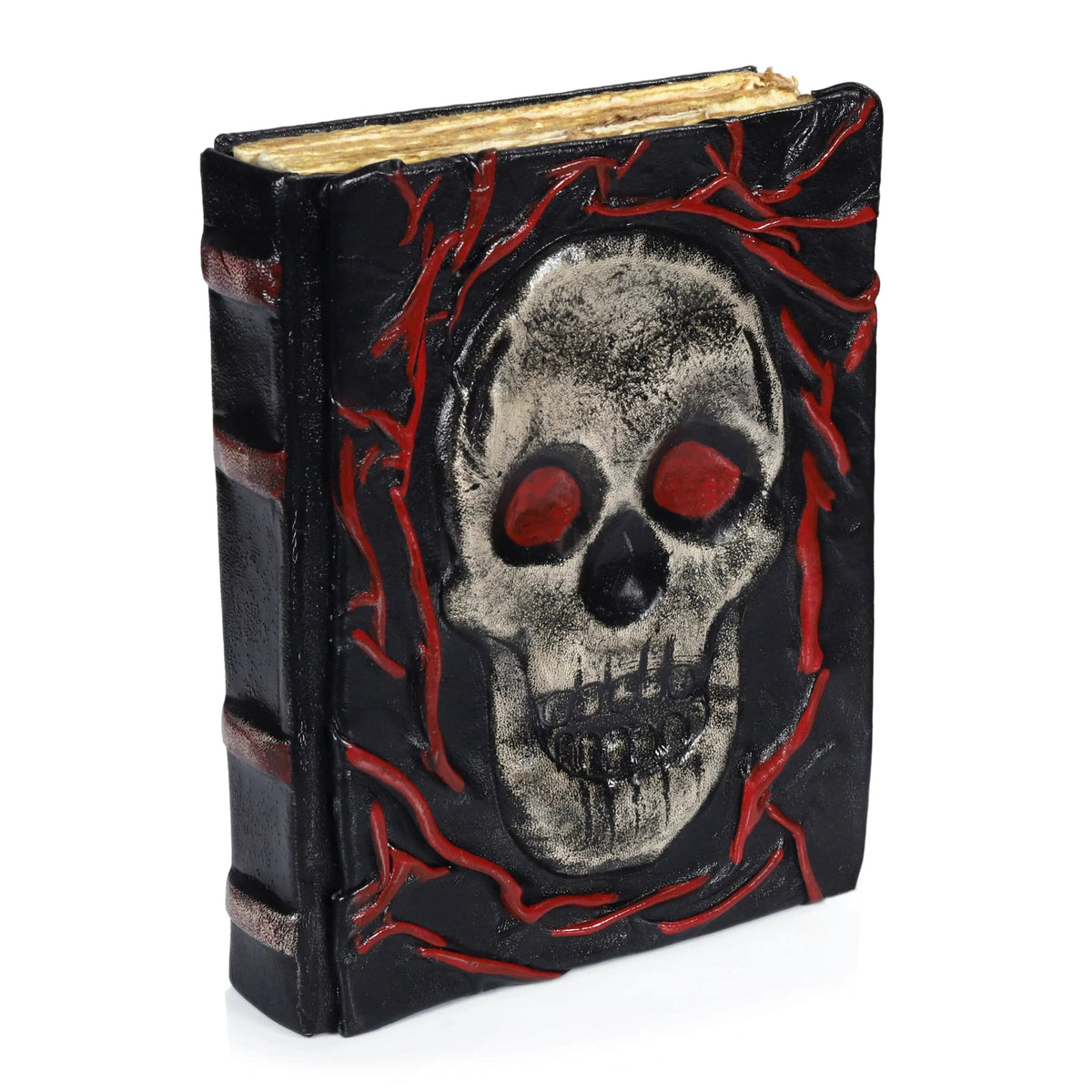 Haunted Skull Leather Journal