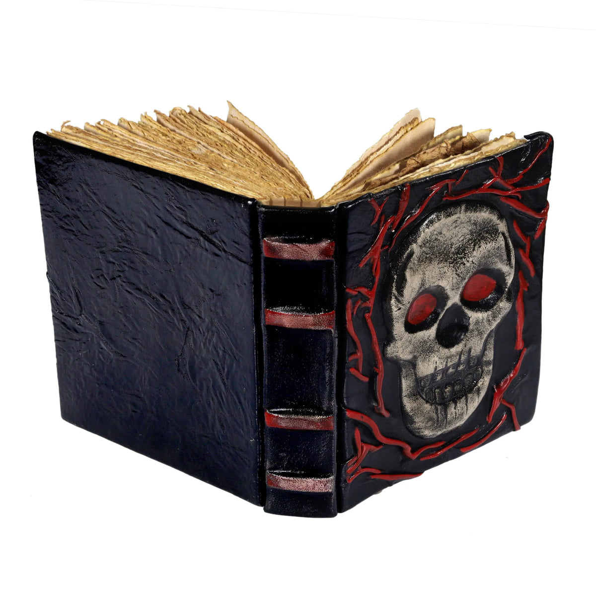 Haunted Skull Leather Journal