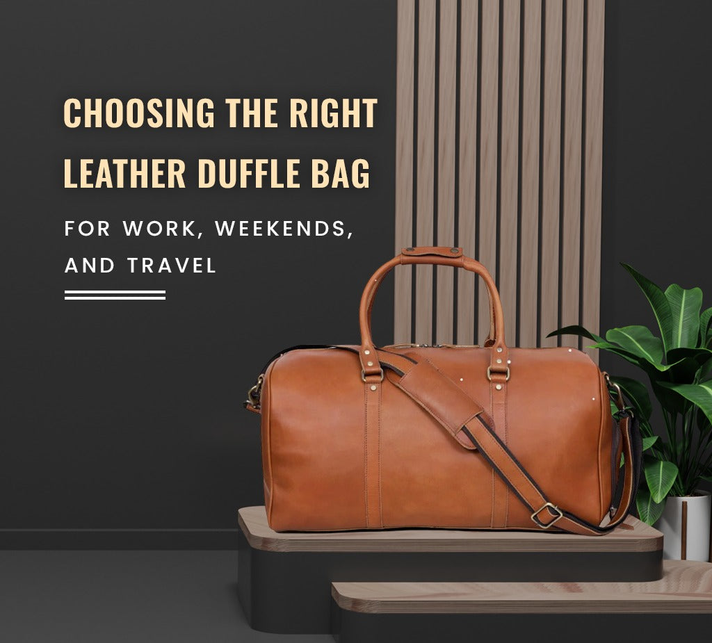 Leather Duffle Bag