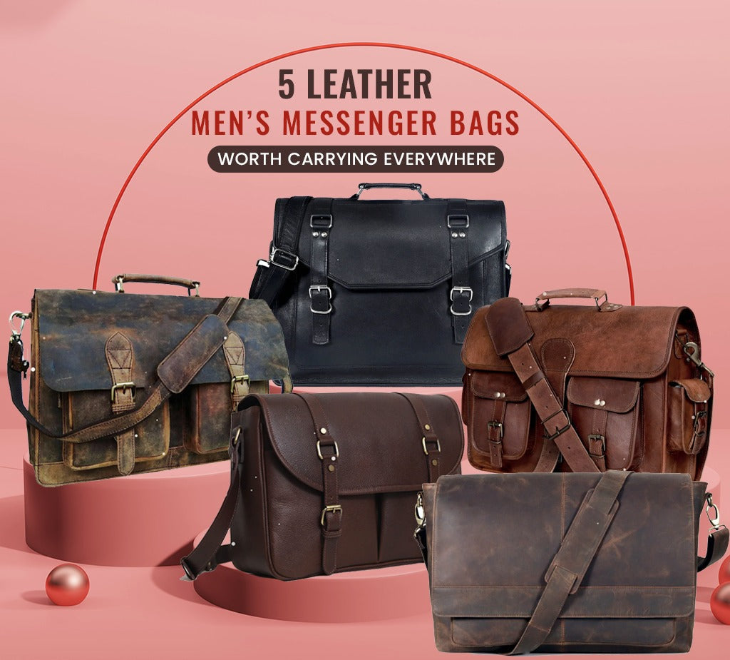 5 Leather Men’s Messenger Bags Worth Carrying Everywhere