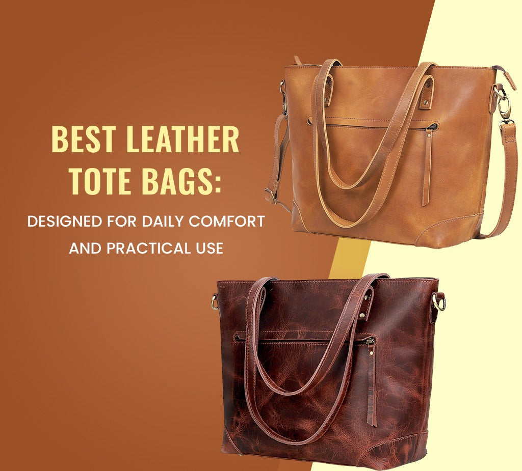 Best Leather Tote Bags: Designed for Daily Comfort and Practical Use