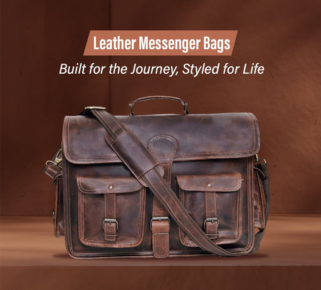 Leather Messenger Bags: Built for the Journey, Styled for Life