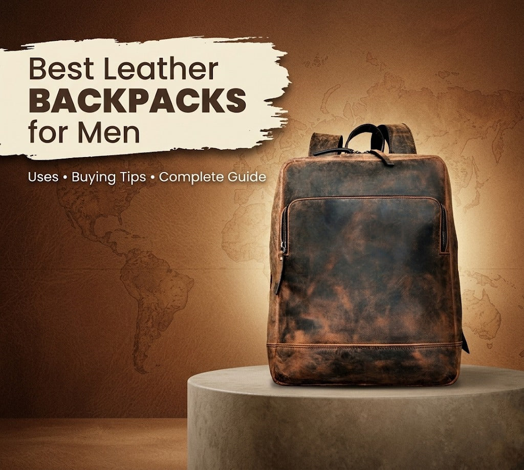 The Complete Guide to Leather Backpacks for Men: Uses, Benefits & Buying Tips