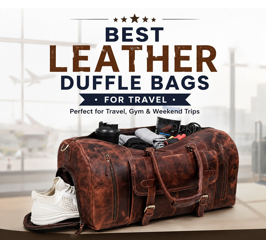 Best Leather Duffle Bags for Travel (2026): Perfect for Travel, Gym & Weekend Trips