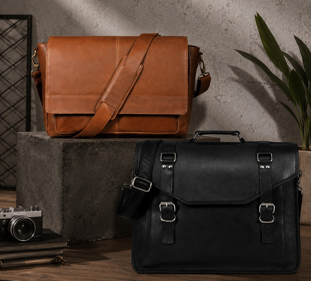 Messenger Bag vs. Laptop Bag: Which Leather Office Bag is Best for You?