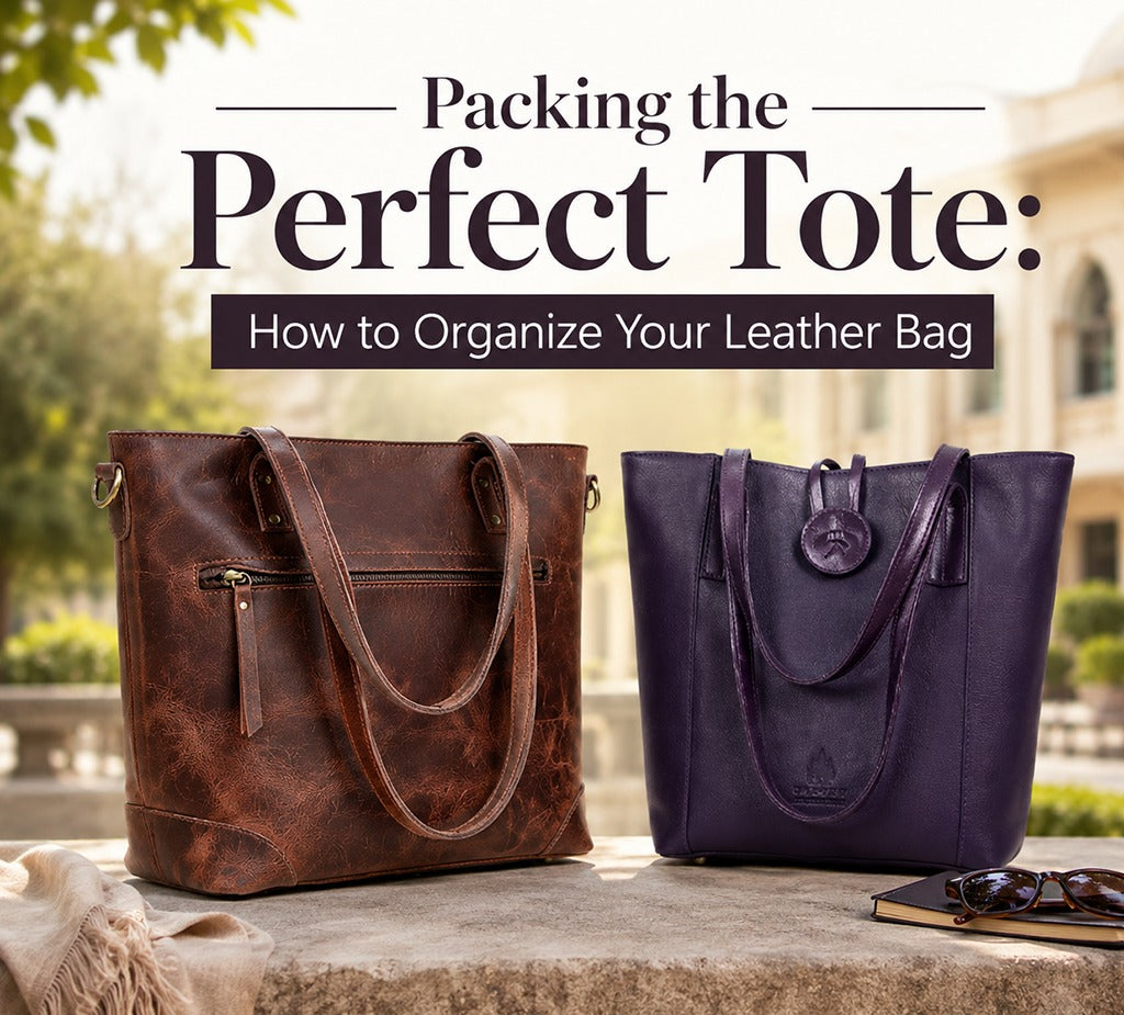 Packing the Perfect Tote: How to Organize Your Leather Bag