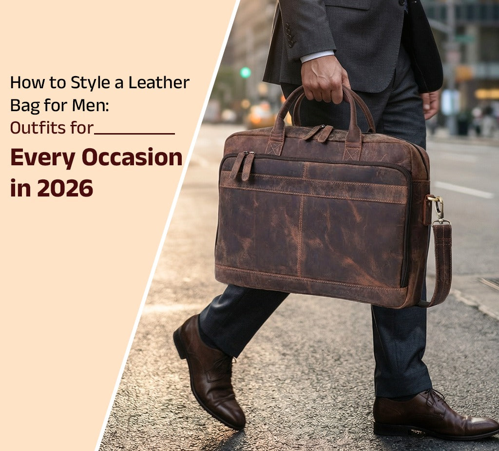How to Style a Leather Bag for Men: Outfits for Every Occasion in 2026