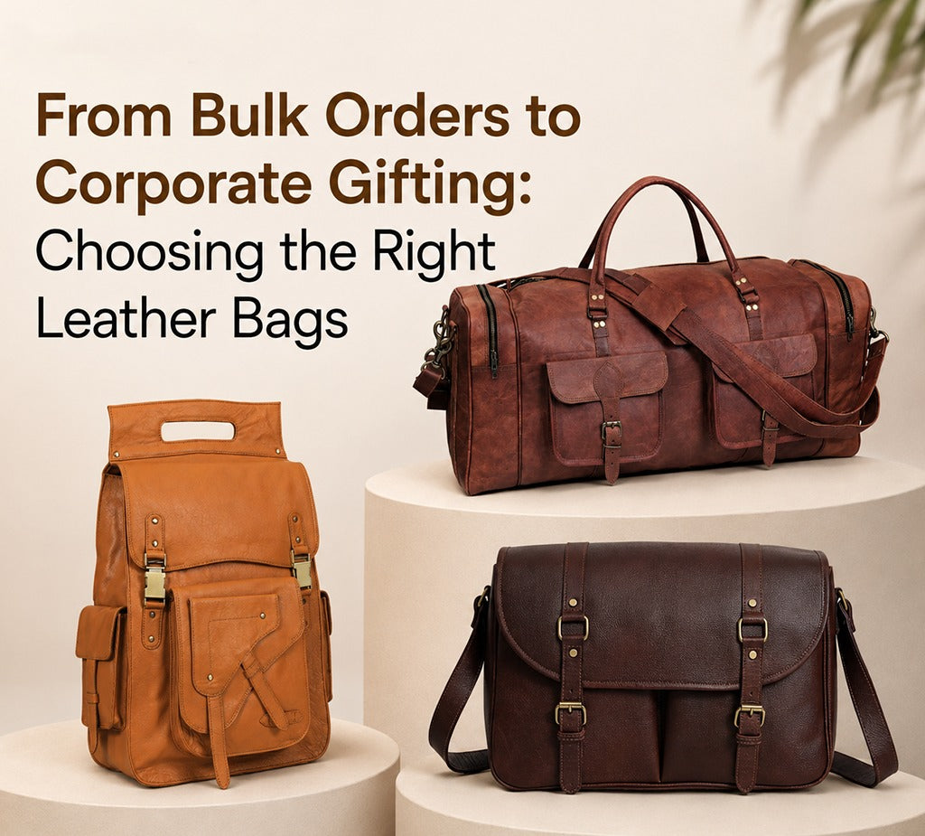From Bulk Orders to Corporate Gifting: Choosing the Right Leather Bags