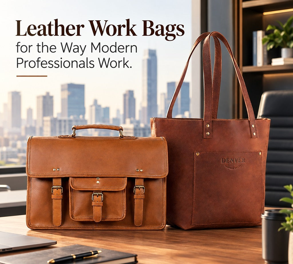 Leather Work Bags for the Way Modern Professionals Work