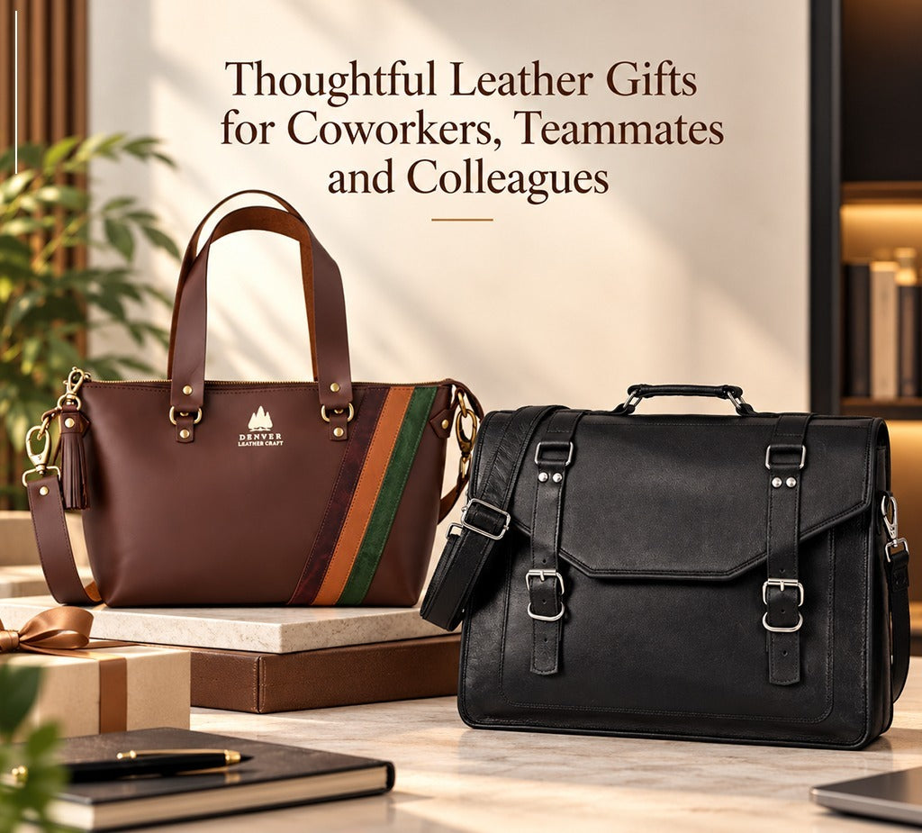 Thoughtful Leather Gifts for Coworkers, Teammates and Colleagues