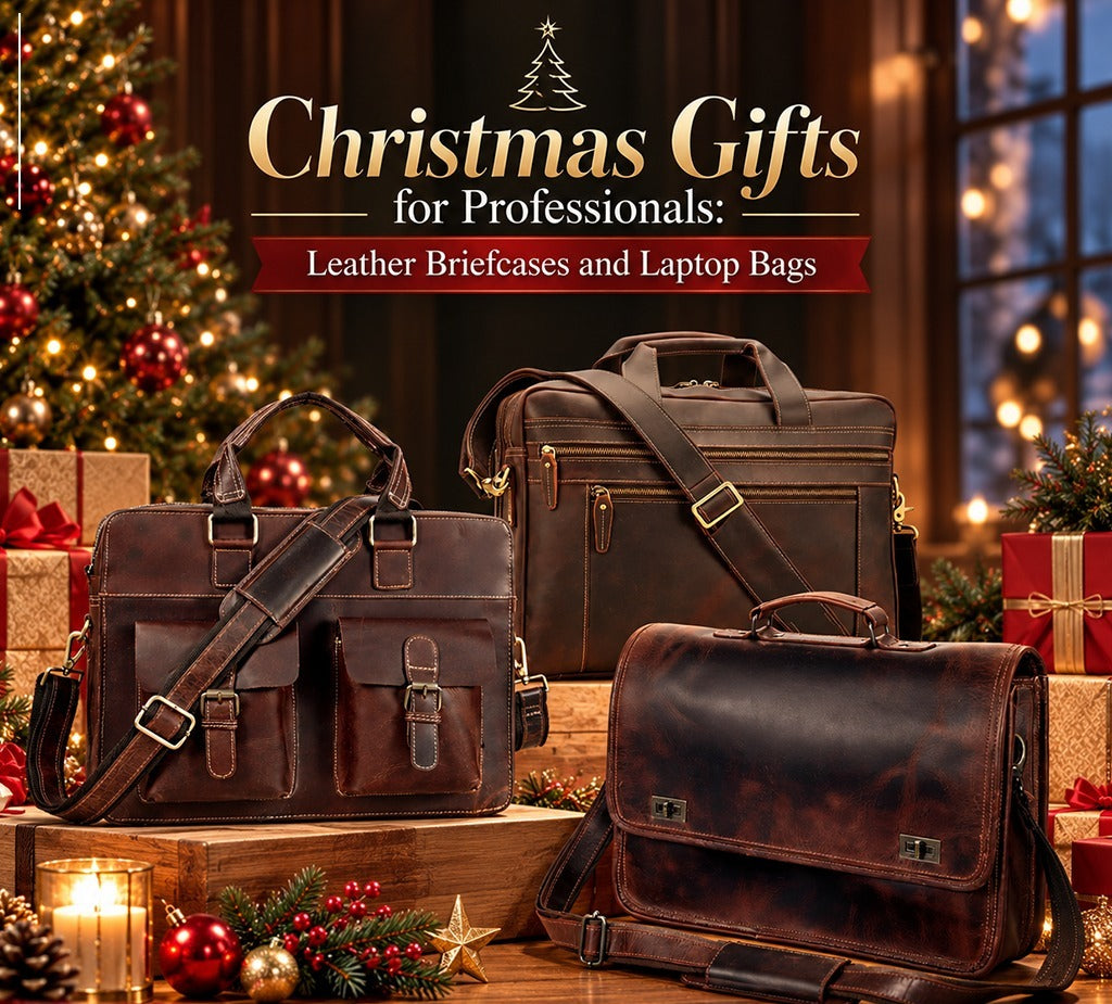 Christmas Gifts for Professionals: Leather Briefcases and Laptop Bags