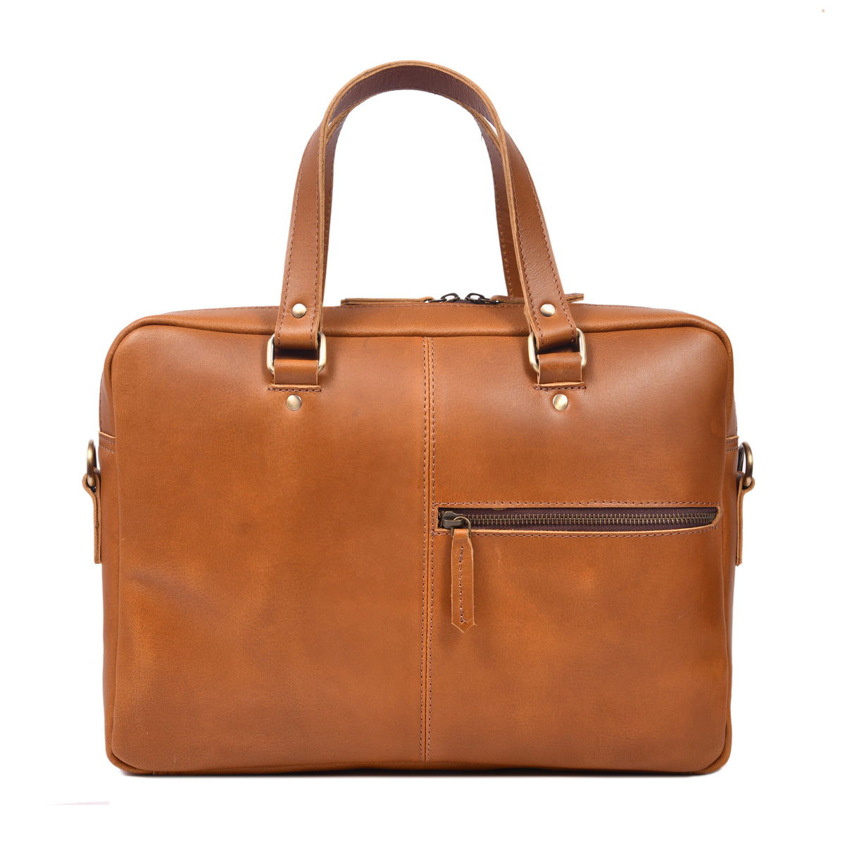 Executive Leather Messenger Bag - denverleathercraft