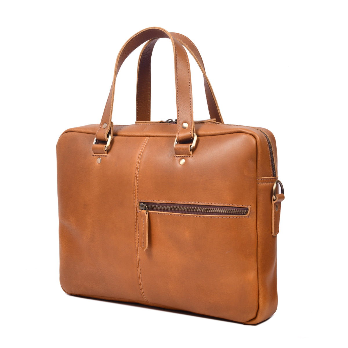Executive Leather Messenger Bag - denverleathercraft