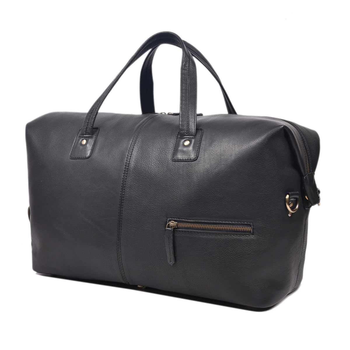 Executive Dutch Leather Duffel Bag Men - denverleathercraft