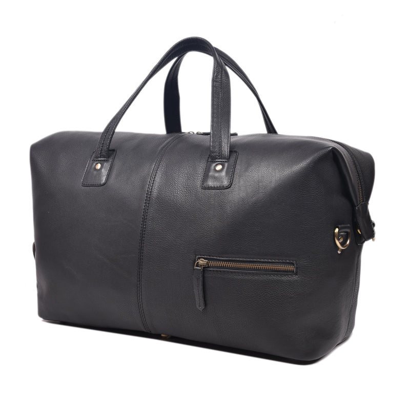 Executive Dutch Leather Duffel Bag Men - denverleathercraft