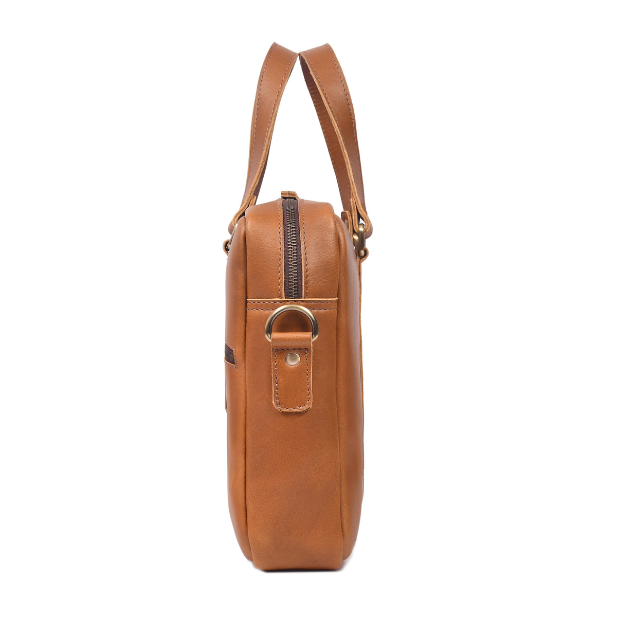 Executive Leather Messenger Bag - denverleathercraft