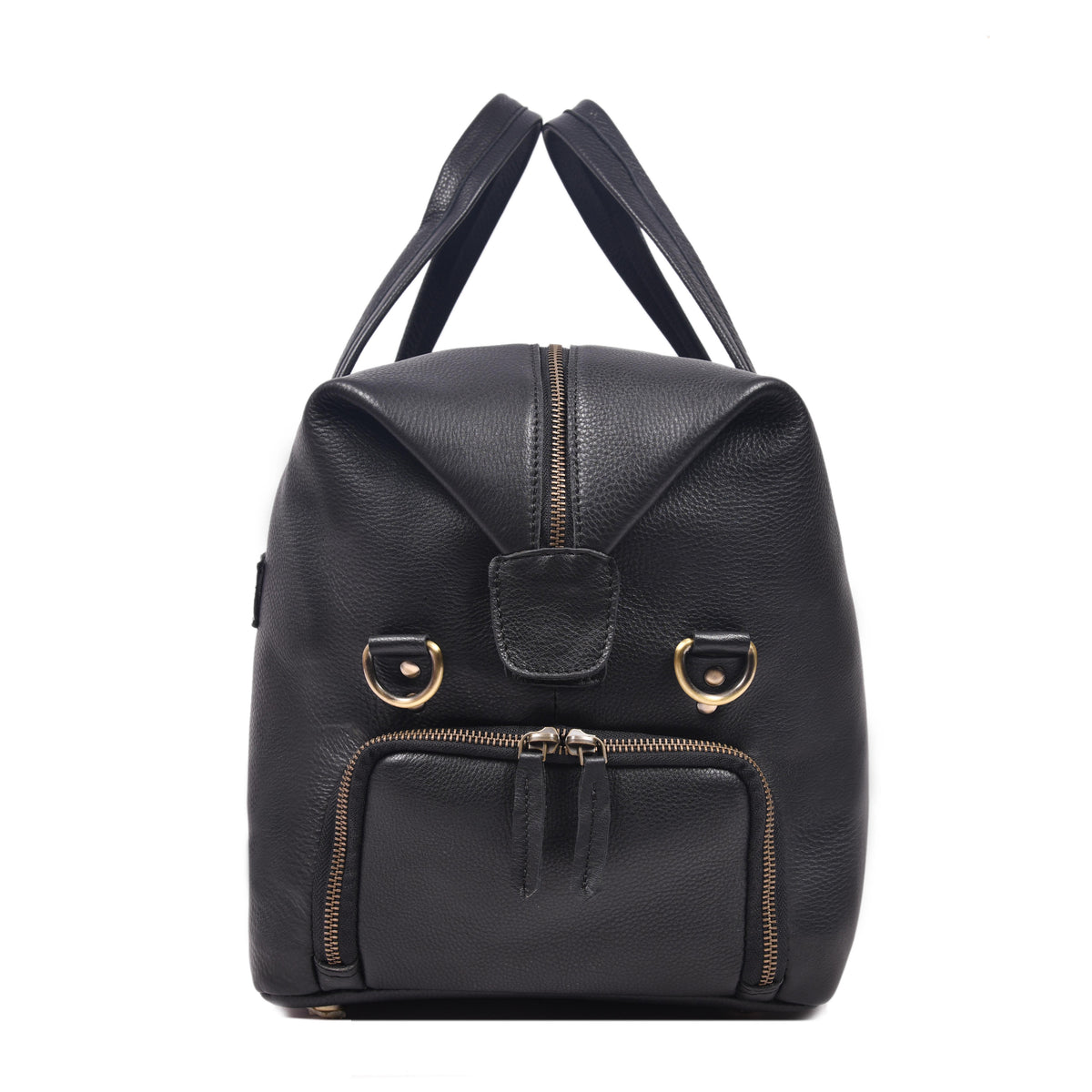 Executive Dutch Leather Duffel Bag Men - denverleathercraft